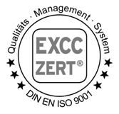 Zertifiziert nach DIN EN ISO 9001 - Qualitäts Management System